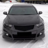 Вставка между клыками переднего бампера Modulo для Honda Accord (VIII gen)(2008-2013) купить недорого с доставкой в Тула