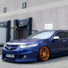 Вставка между клыками переднего бампера Modulo для Honda Accord (VIII gen)(2008-2013) купить недорого с доставкой в Тула