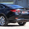 Диффузор заднего бампера var №1 (ровный + стоп сигнал) для Mazda 6 (2013-н.в.) купить недорого с доставкой в Тула