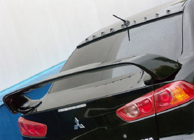Козырек на заднее стекло с 9 зубьями для Mitsubishi Lancer X (2007-2016) купить недорого с доставкой в Тула