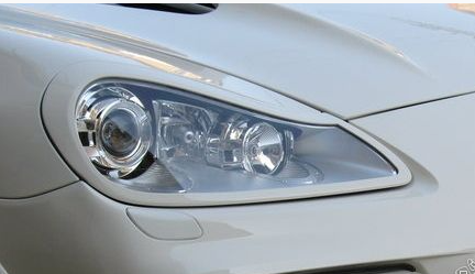 Накладки на фары (реснички) для Porsche Cayenne 957 (2002-2009) купить недорого с доставкой в Тула