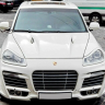 Накладки на фары (реснички) для Porsche Cayenne 957 (2002-2009) купить недорого с доставкой в Тула