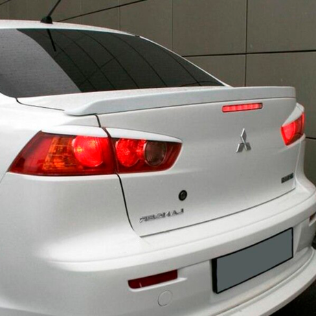 Накладки (реснички) на задние фары "4 части" Mitsubishi Lancer X (2007-2016 г.в.) купить недорого с доставкой в Тула