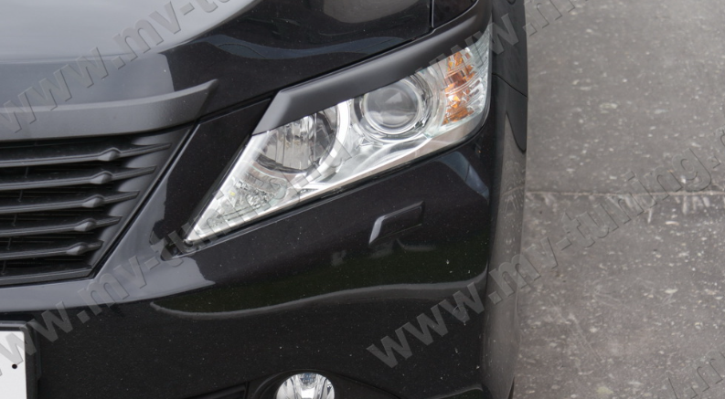 Накладки на фары (реснички) для Toyota Camry XV50 (2012-2014) купить недорого с доставкой в Тула