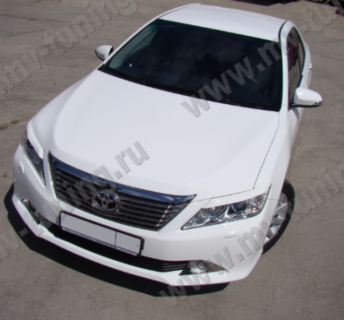 Накладки на фары (реснички) для Toyota Camry XV50 (2012-2014) купить недорого с доставкой в Тула