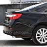 Диффузор заднего бампера var №2 (текстурный пластик) для Toyota Camry XV50 (2012-2014) купить недорого с доставкой в Тула