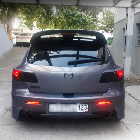 Накладки задних фонарей (4 части) для Mazda 3 хэтчбэк (2003-2009) купить недорого с доставкой в Тула