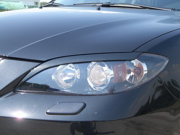 Накладки на фары (реснички) для Mazda 3 Sedan (2004-2009) купить недорого с доставкой в Тула