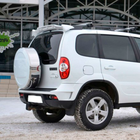 Спойлер-дефлектор "ПТ" НЕкраш (ABS) CHEVROLET Niv@ 2009-2020/ L@DA Niv@ 2020- купить недорого с доставкой в Тула